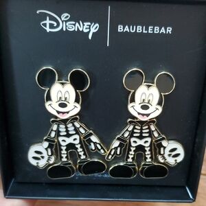 BaubleBar Disney Mickey Skeleton Glow-in-the-Dark Earrings